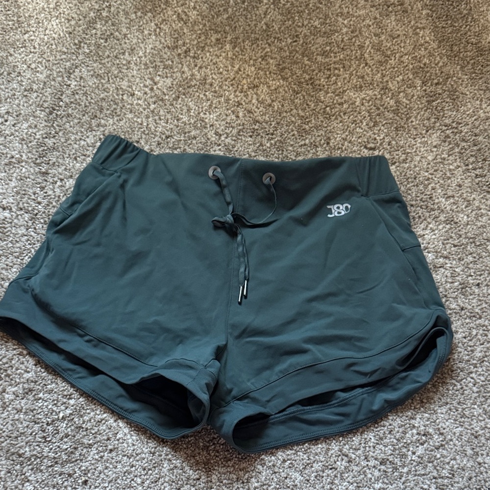 Women's Athletic Shorts in Dark Green